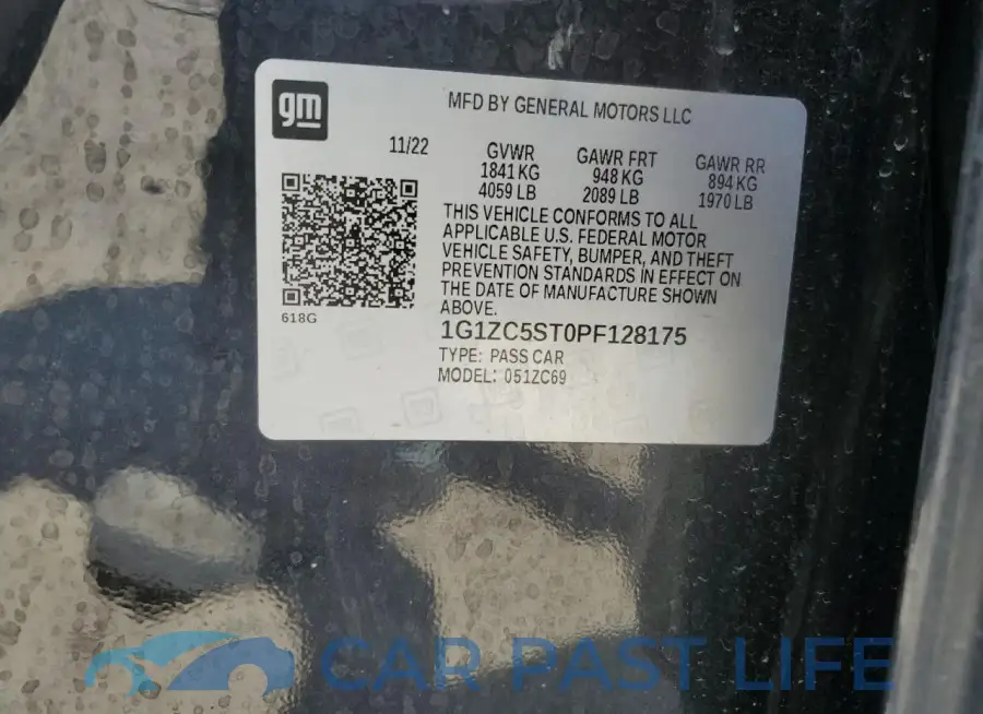 1G1ZC5ST0PF128175# 12