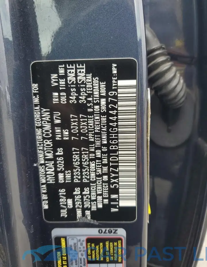 5XYZTDLB6HG444279# 13