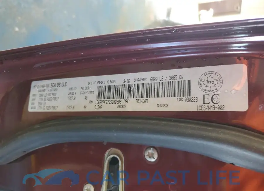 1C6RR7KG7GS282689# 13