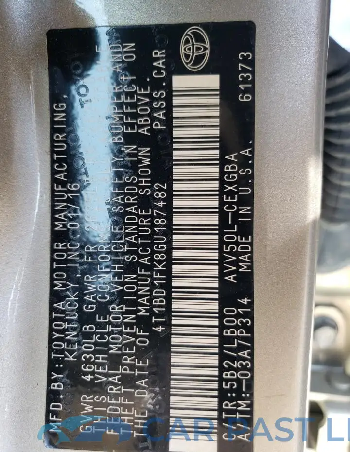 4T1BD1FK8GU187482# 13