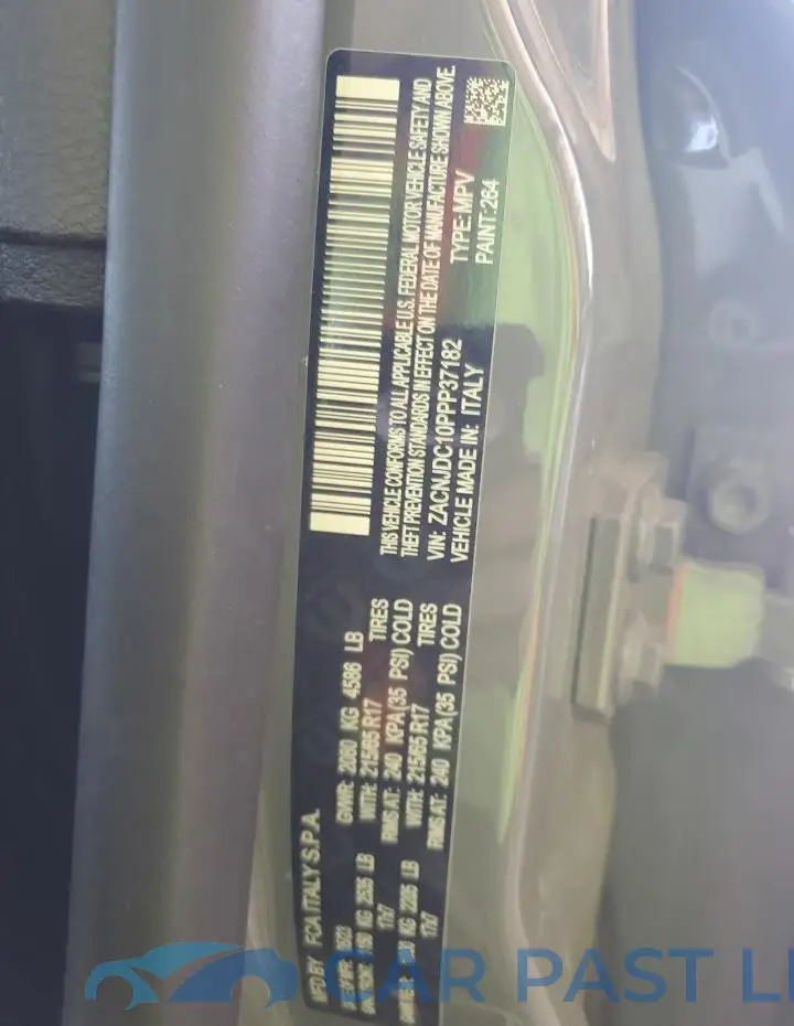 ZACNJDC10PPP37182# 13