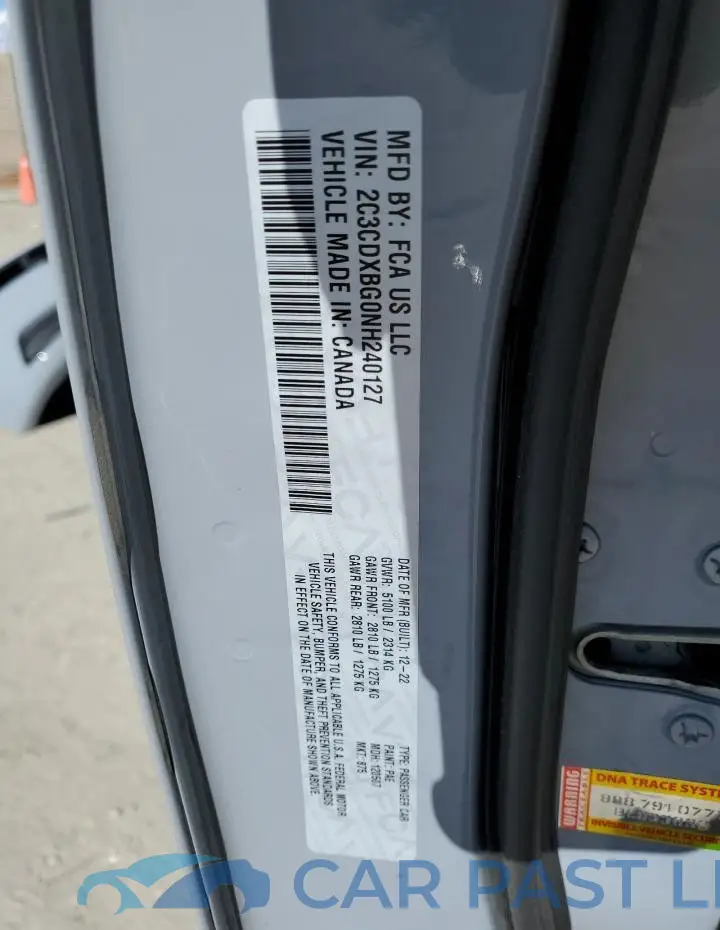 2C3CDXBG0NH240127# 13