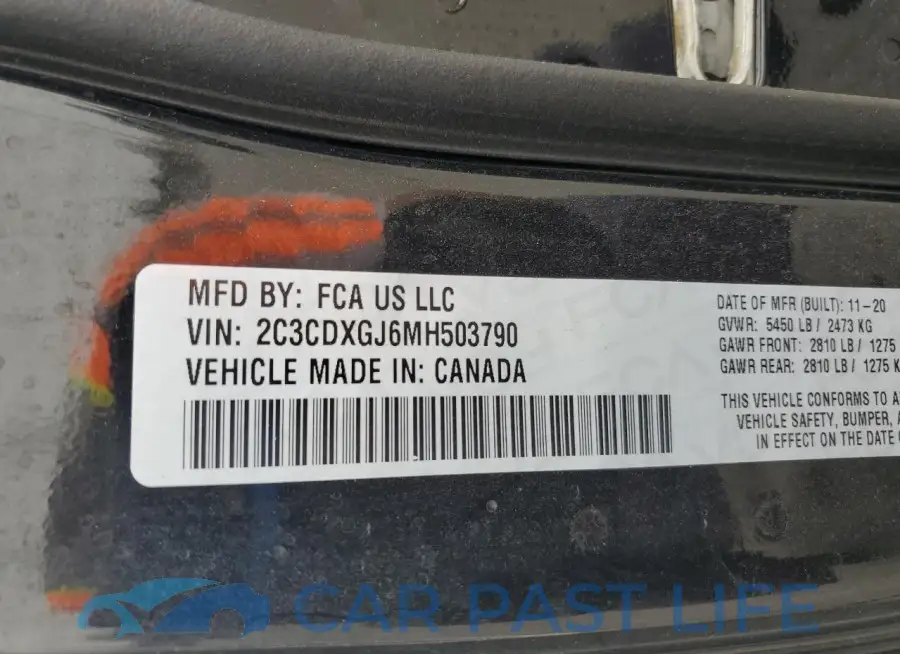 2C3CDXGJ6MH503790# 12