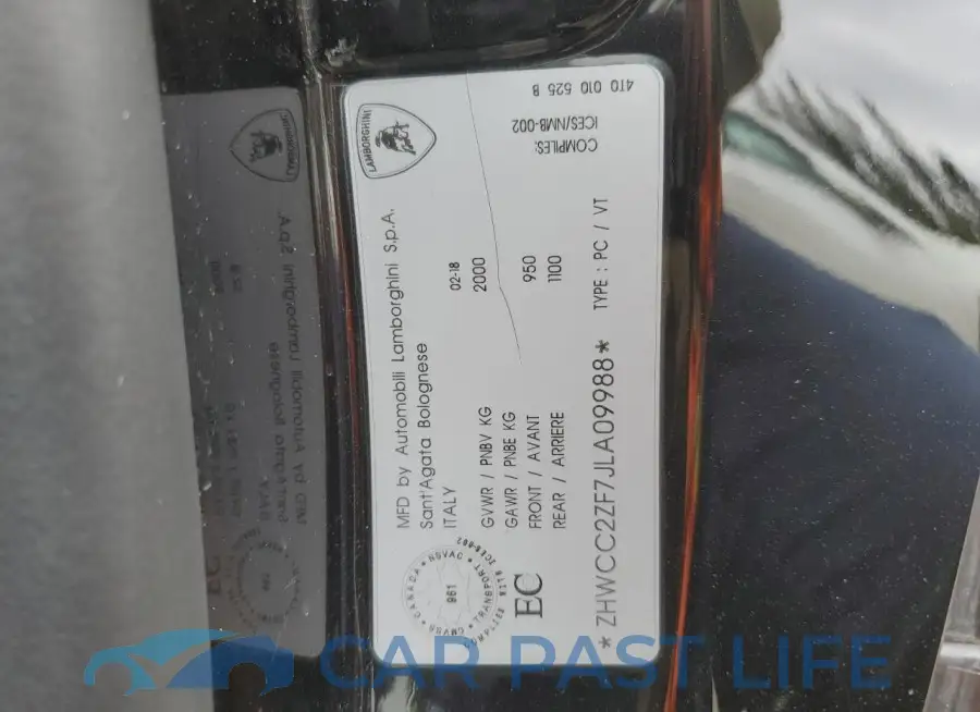 ZHWCC2ZF7JLA09988# 12