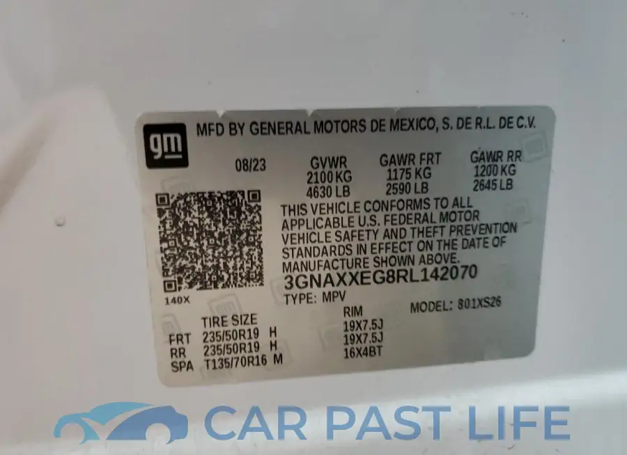 3GNAXXEG8RL142070# 13