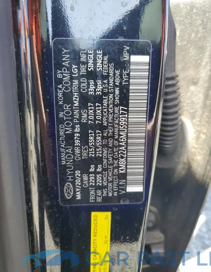 KM8K22AA6MU599177# 13