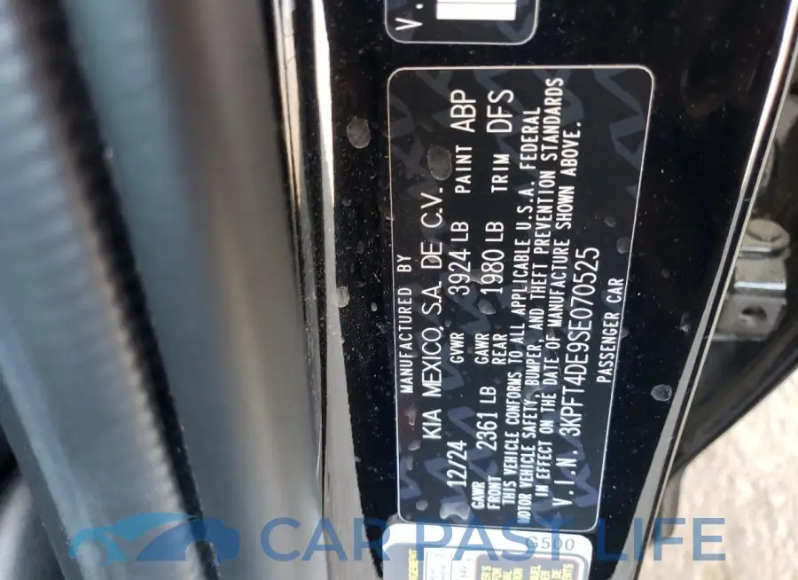 3KPFT4DE9SE070525# 12