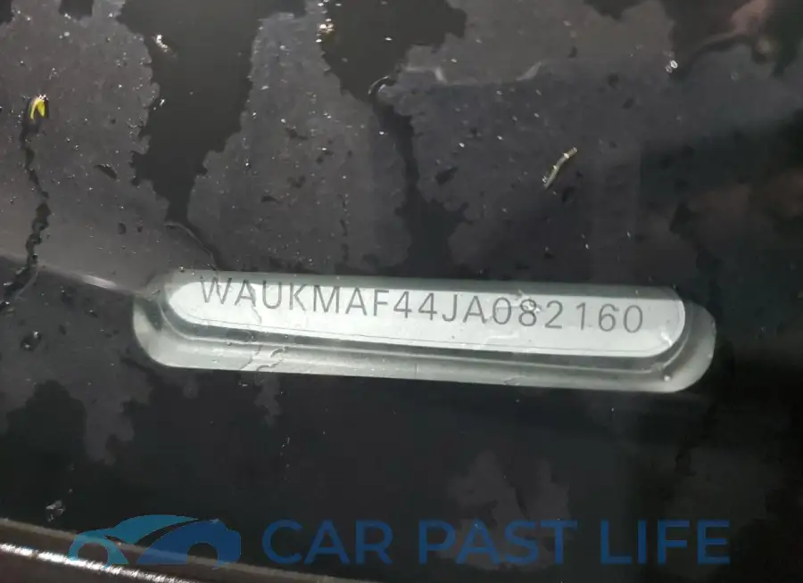 WAUKMAF44JA082160# 12