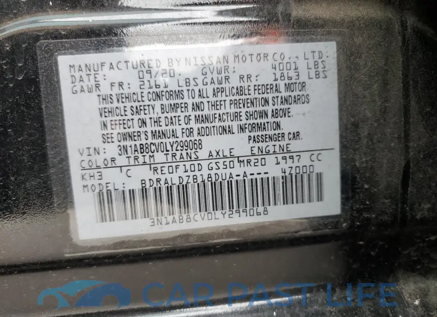 3N1AB8CV0LY299068# 12