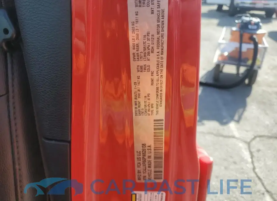 1C4JJXR60PW626138# 13