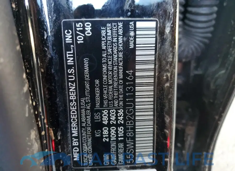 55SWF8HB2GU113164# 12