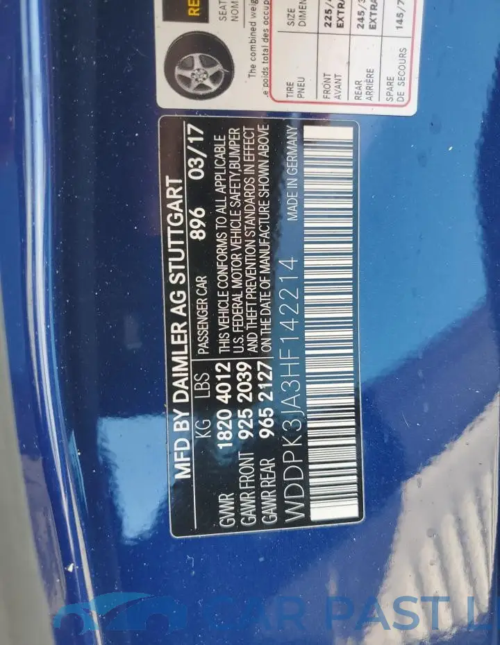 WDDPK3JA3HF142214# 12