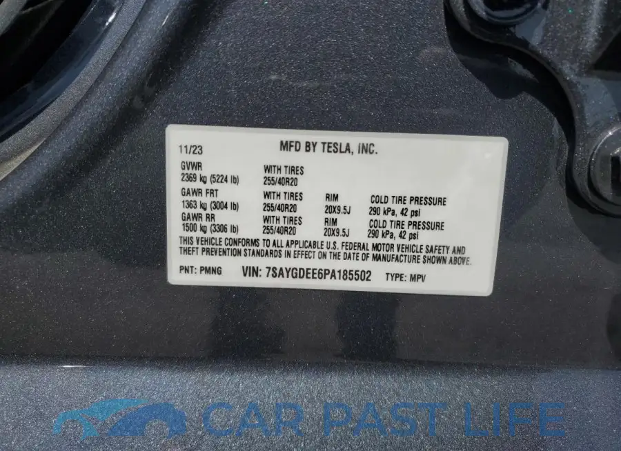 7SAYGDEE6PA185502# 13