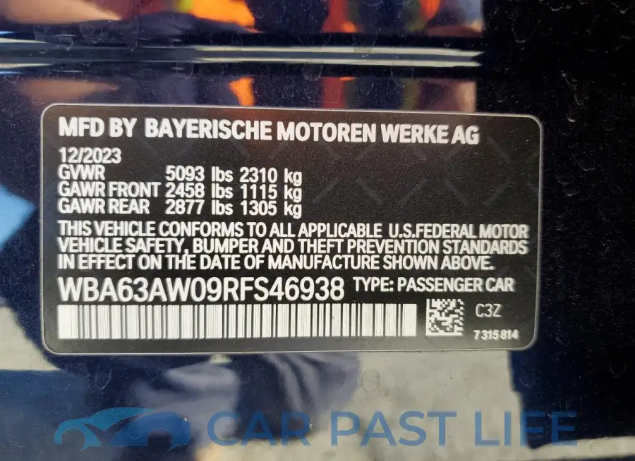 WBA63AW09RFS46938# 12