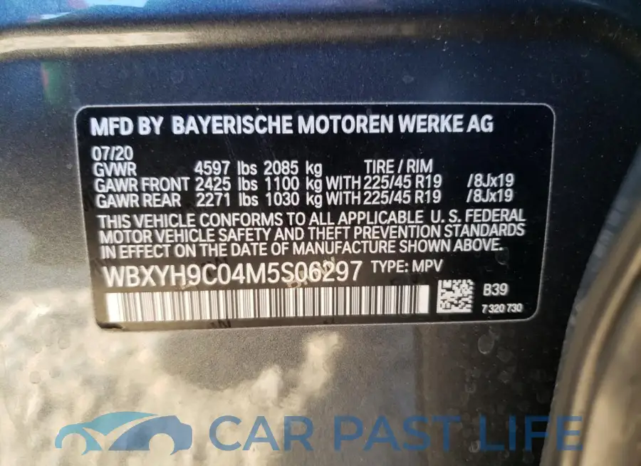 WBXYH9C04M5S06297# 13