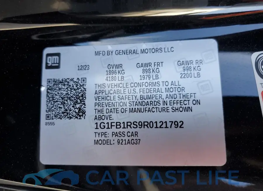 1G1FB1RS9R0121792# 12
