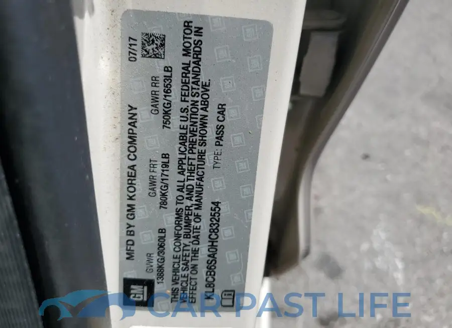 KL8CB6SA0HC832554# 12