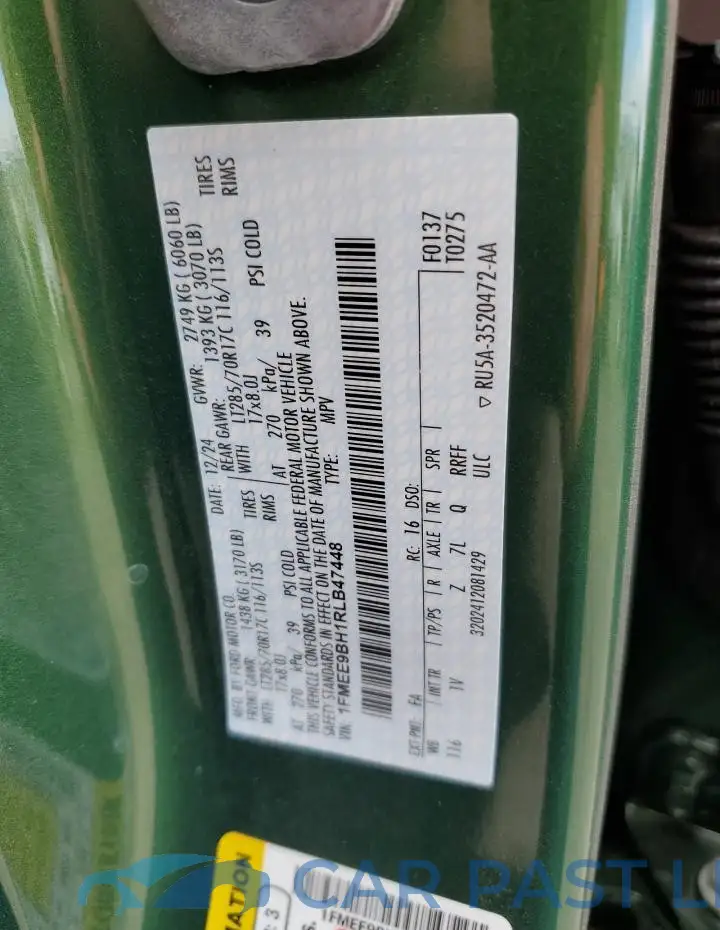 1FMEE9BH1RLB47448# 12