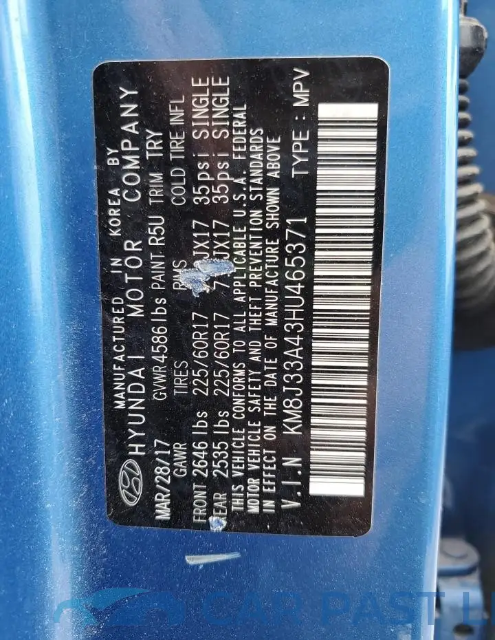 KM8J33A43HU465371# 13
