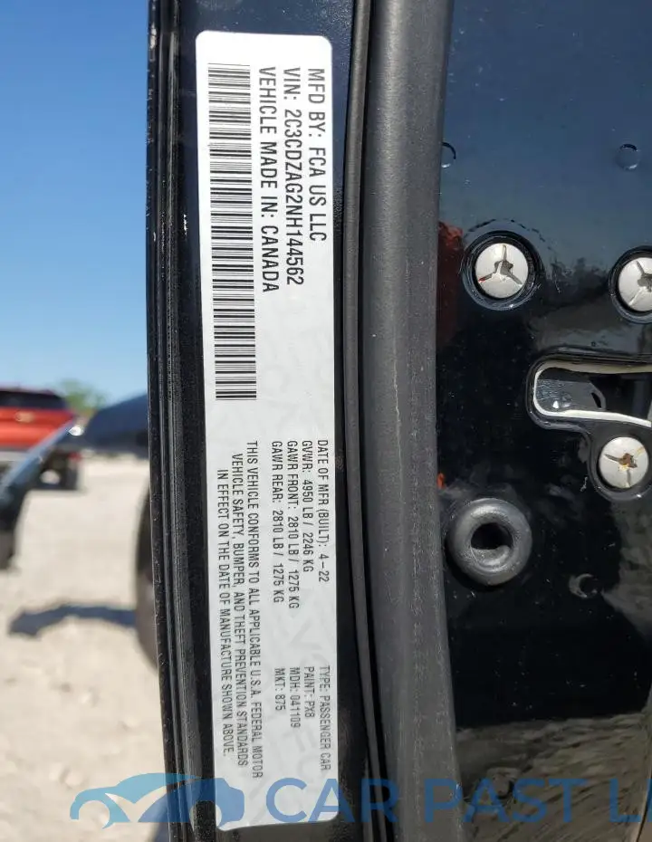 2C3CDZAG2NH144562# 13