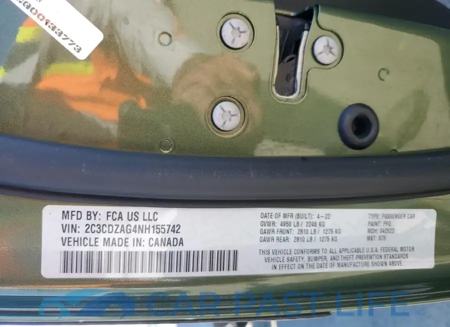 2C3CDZAG4NH155742# 13
