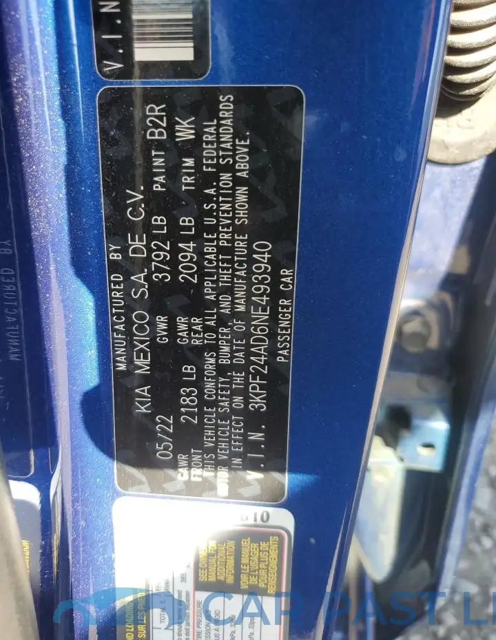 3KPF24AD6NE493940# 13