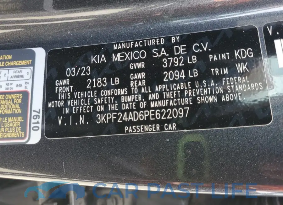 3KPF24AD6PE622097# 12
