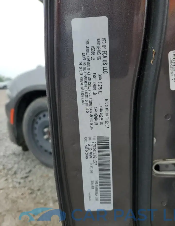 2C3CDXCT7JH211827# 12