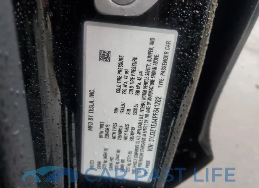 5YJ3E1EA4PF641282# 12