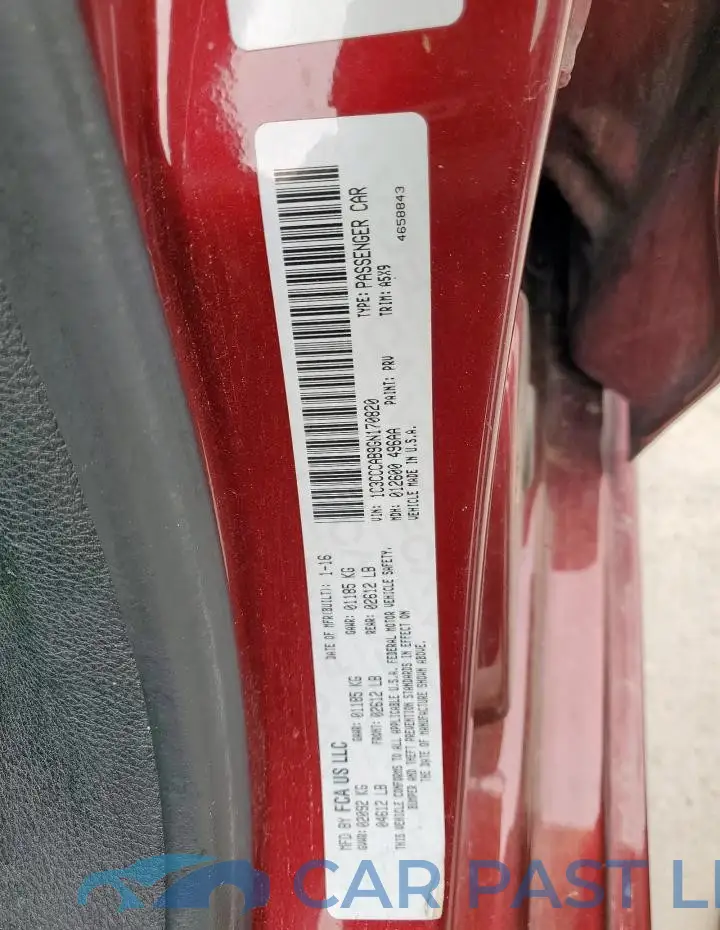 1C3CCCAB9GN170820# 12