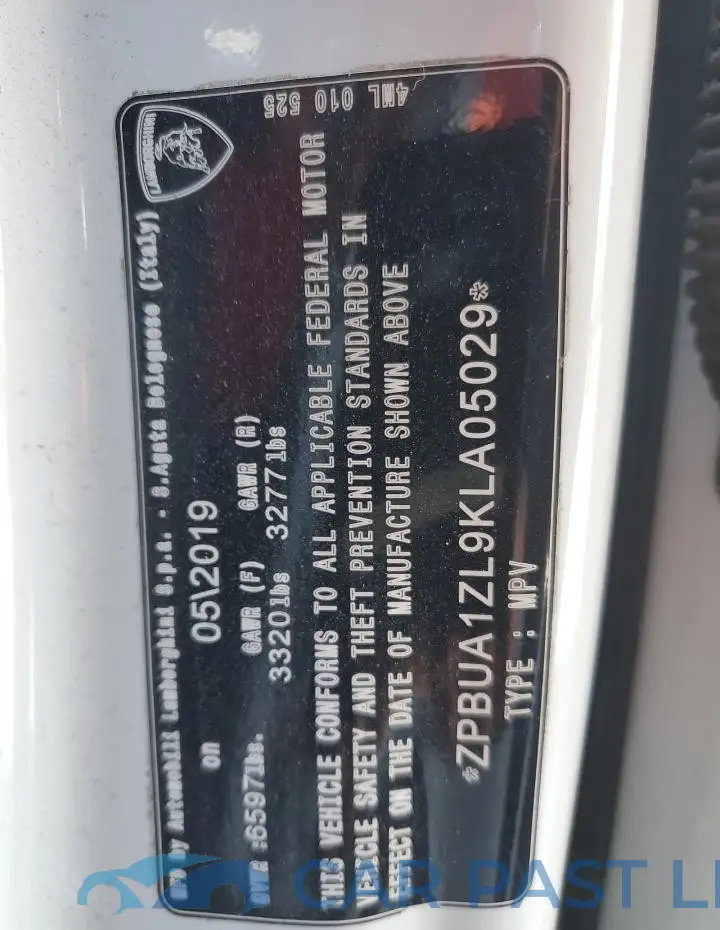 ZPBUA1ZL9KLA05029# 14
