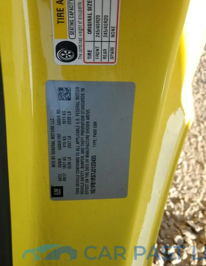 1G1FB1RS7J0120435# 12