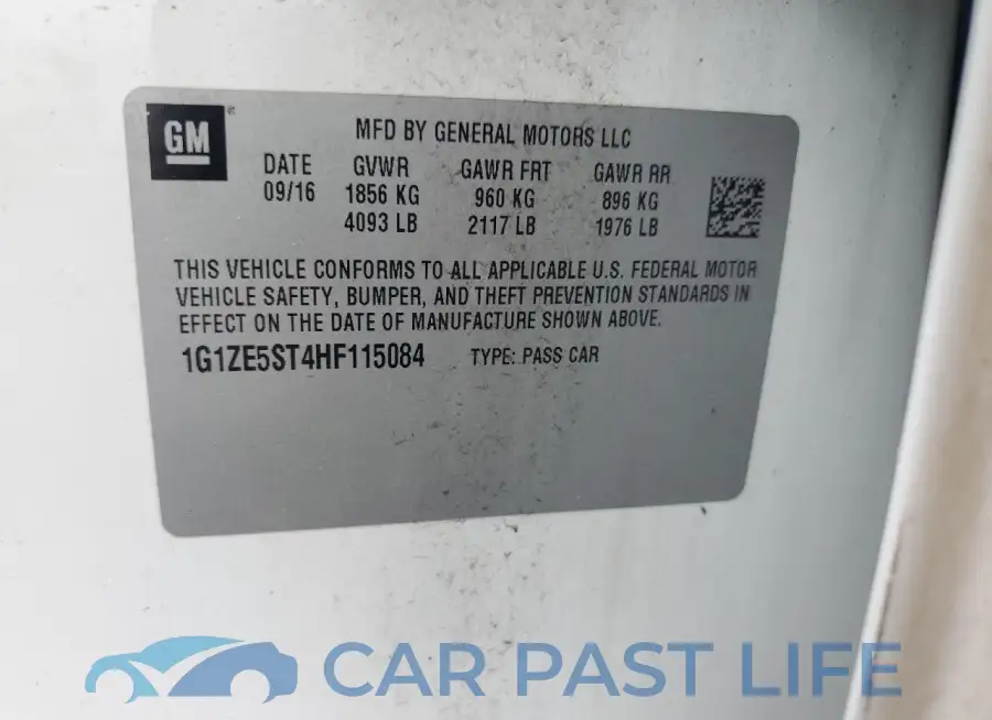 1G1ZE5ST4HF115084# 12