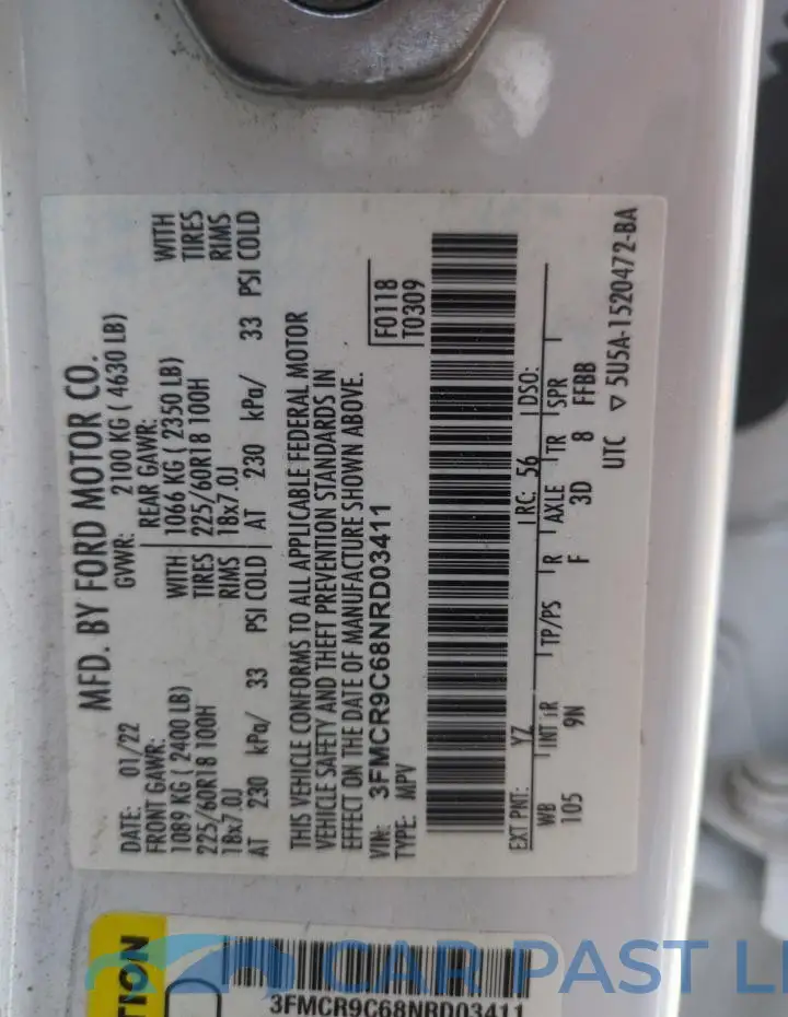 3FMCR9C68NRD03411# 13