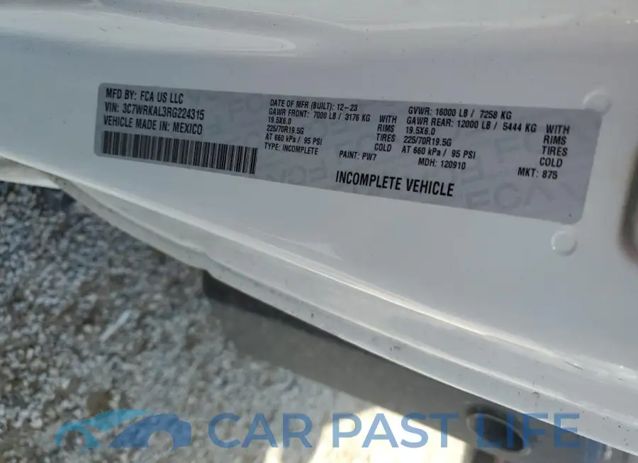 3C7WRKAL3RG224315# 12