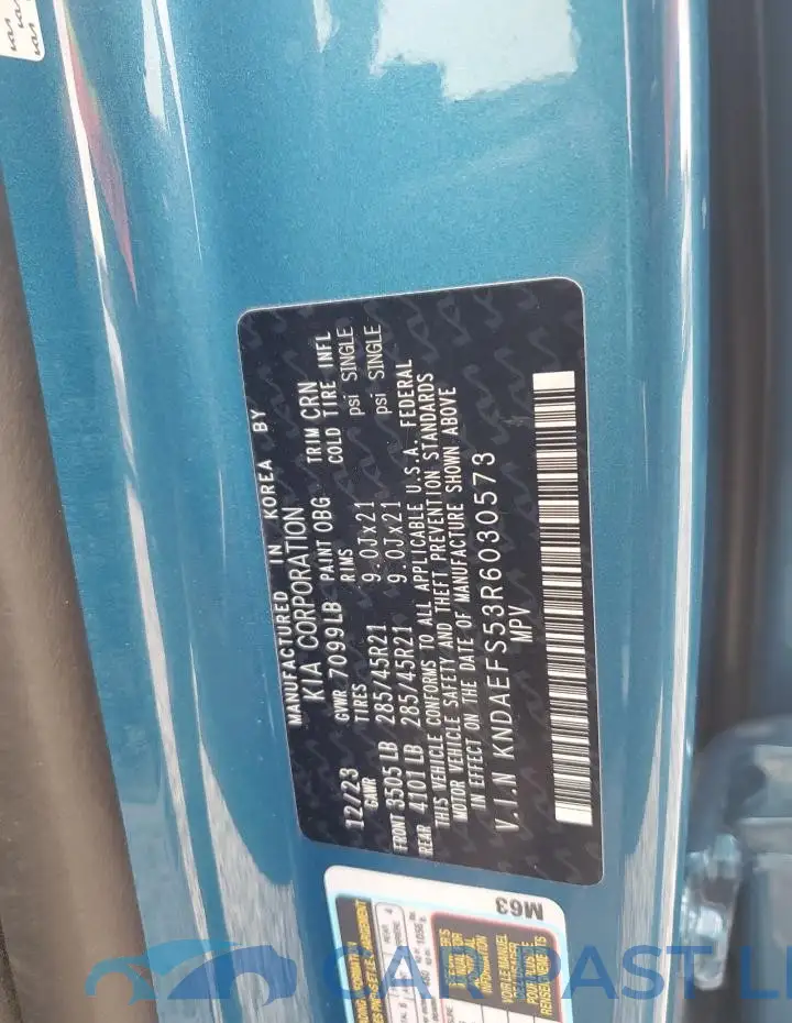 KNDAEFS53R6030573# 13