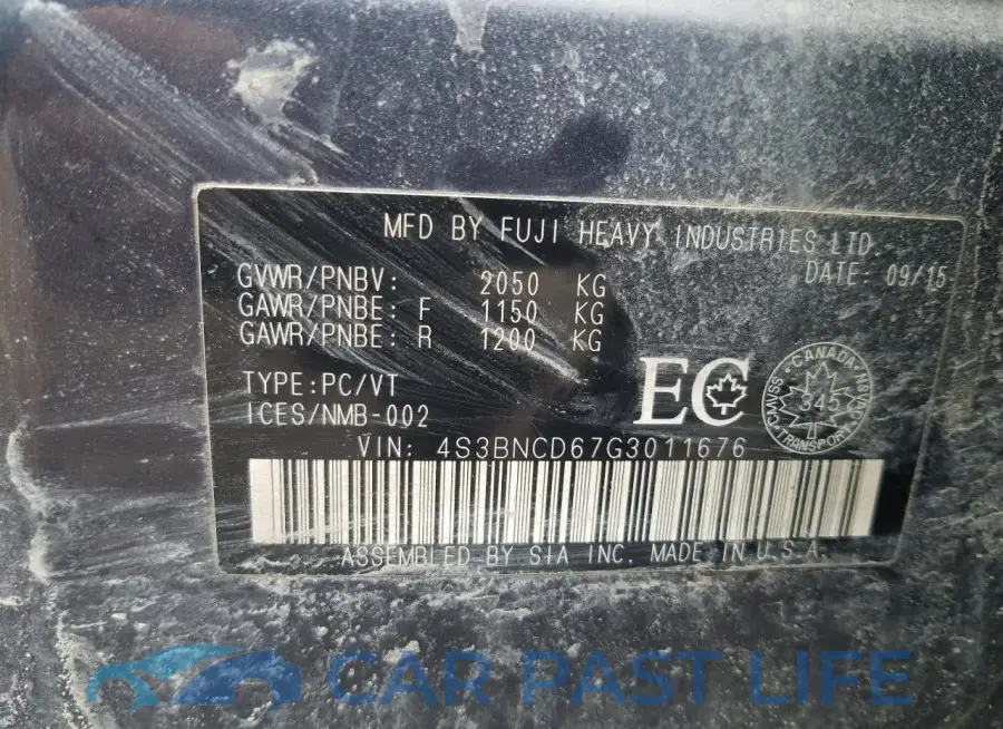 4S3BNCD67G3011676# 12