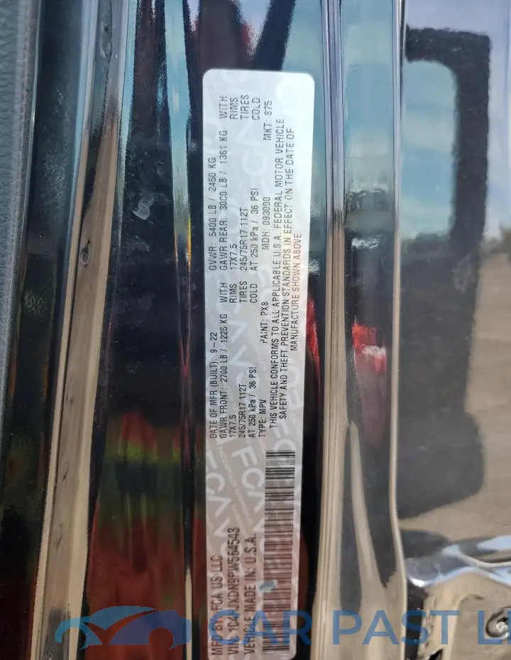 1C4HJXDN9PW564543# 14