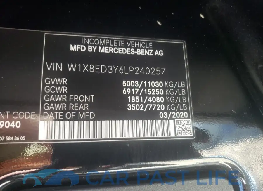 W1X8ED3Y6LP240257# 13