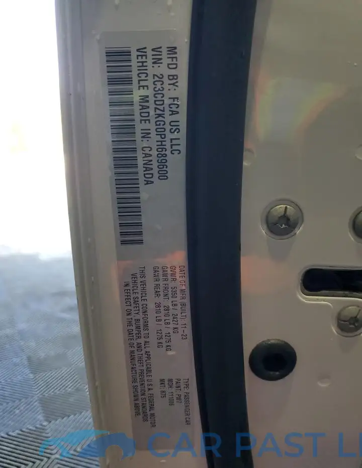 2C3CDZKG0PH689600# 13