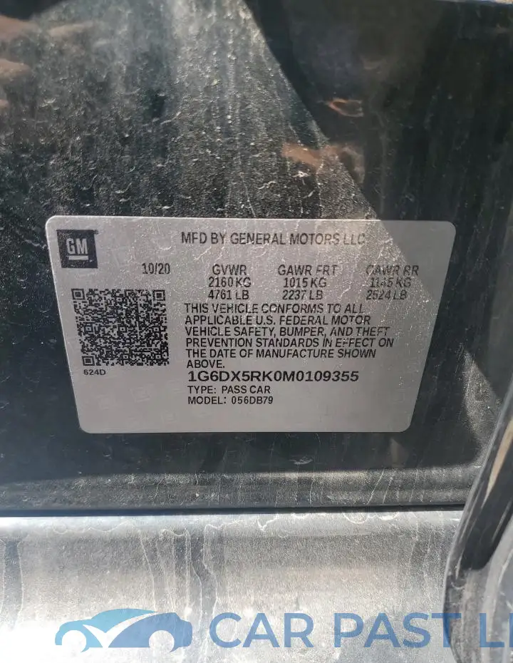 1G6DX5RK0M0109355# 12