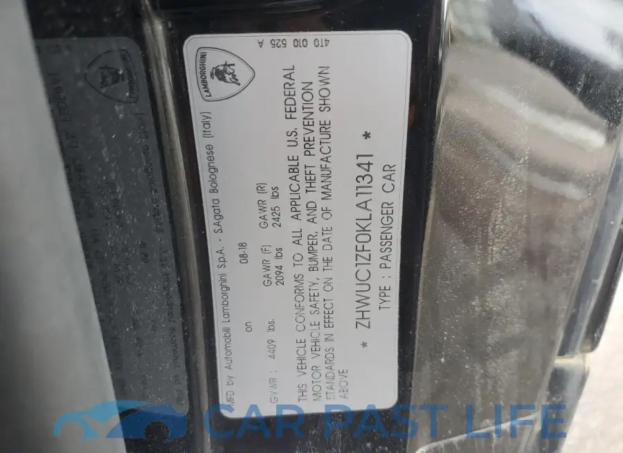 ZHWUC1ZF0KLA11341# 13