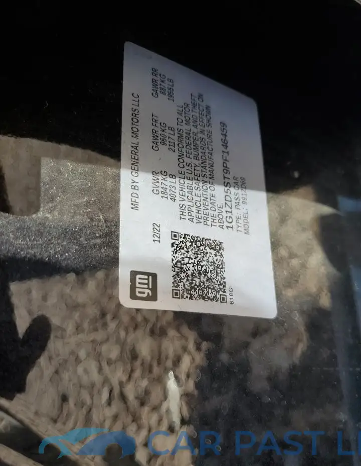 1G1ZD5ST9PF146459# 13