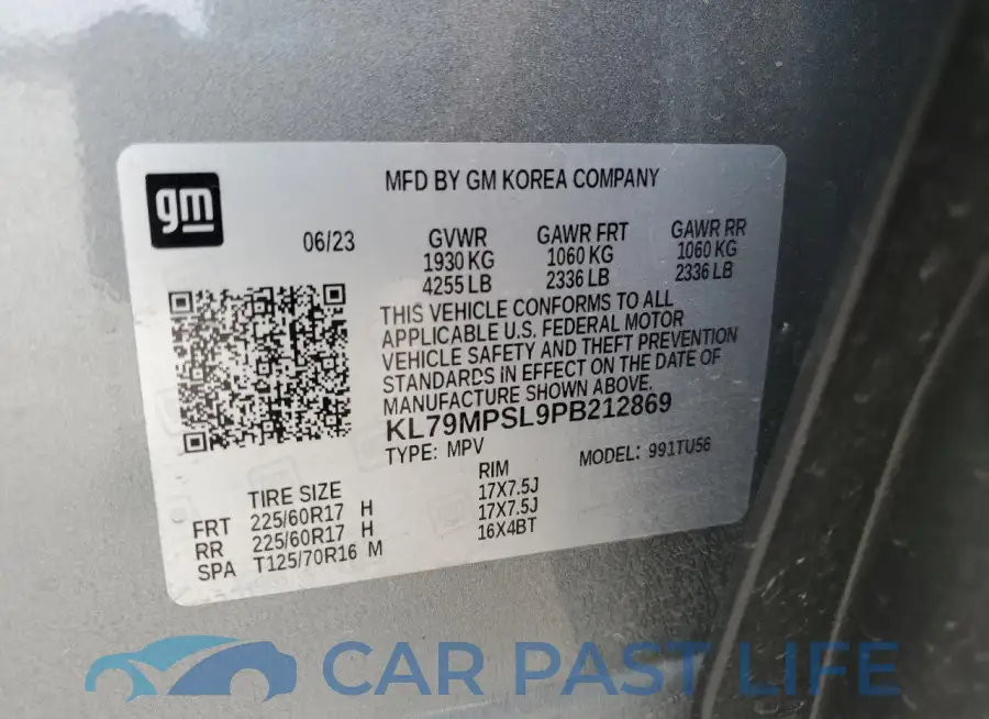 KL79MPSL9PB212869# 13