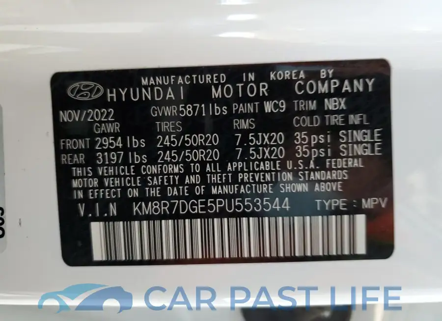 KM8R7DGE5PU553544# 14