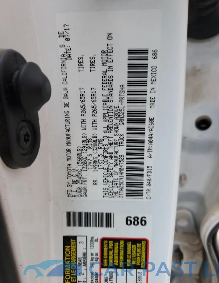 3TMAZ5CN1HM047528# 12