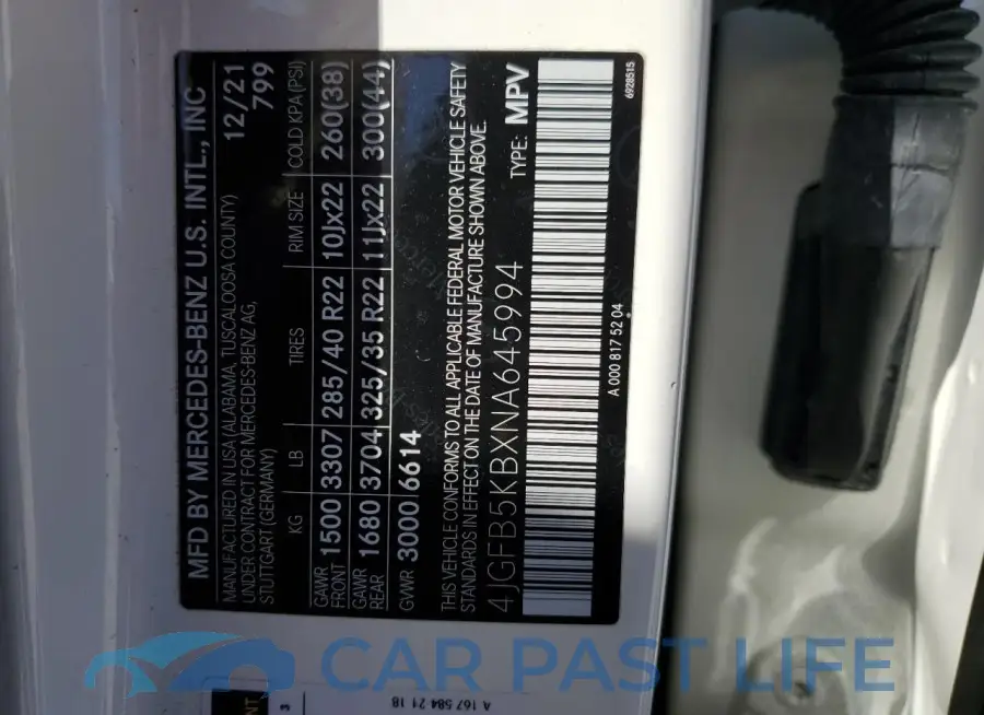 4JGFB5KBXNA645994# 13
