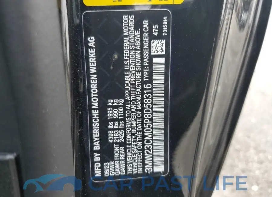 3MW23CM05P8D58316# 13