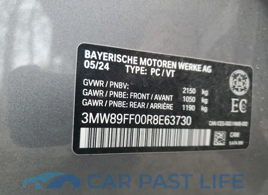 3MW89FF00R8E63730# 13