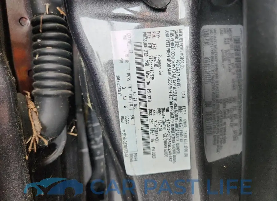 1FADP3F25GL249187# 12